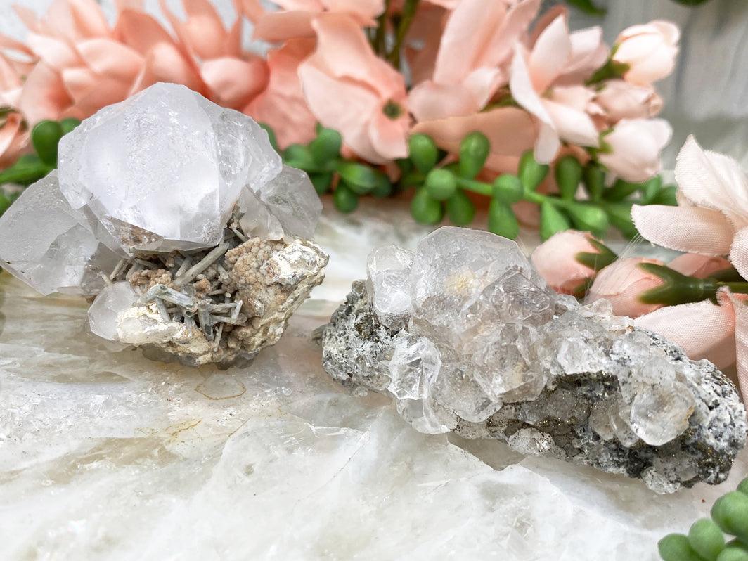 Contempo Crystals - Clear-Fluorite-Clusters-from-Dalnegorsk-Russia - Image 1