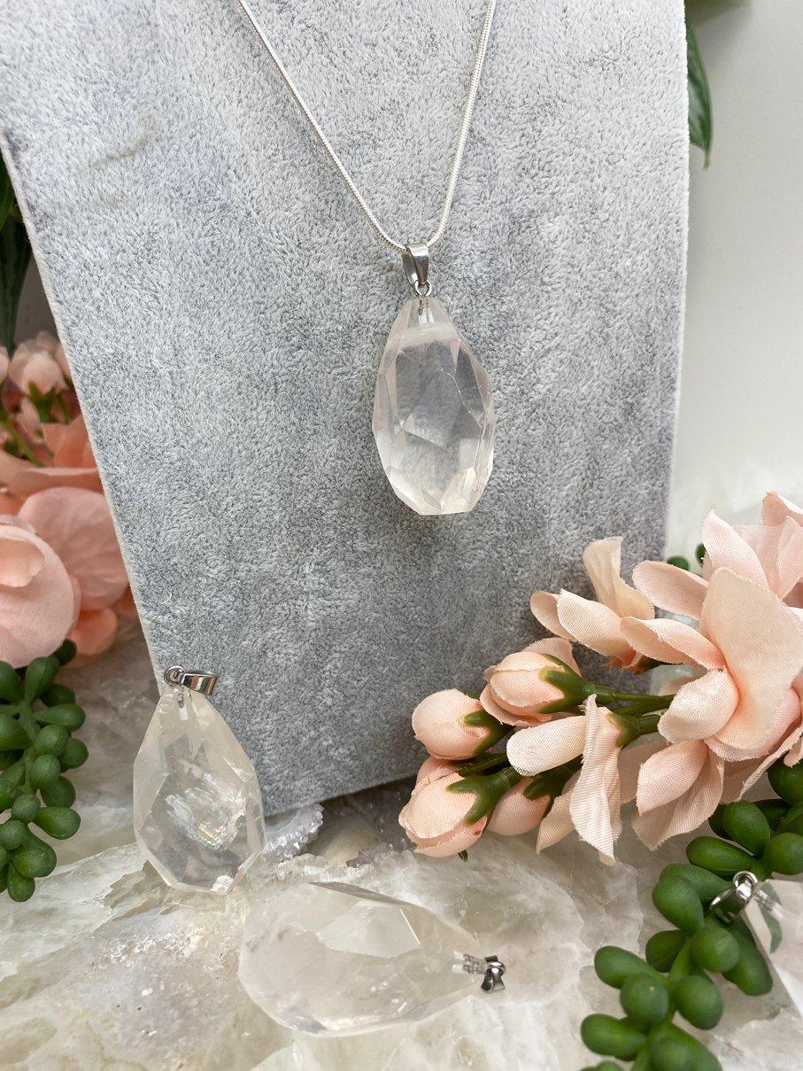 Handcrafted Sticks and Stones Herkimer Quartz Necklace – Hannah Blount  Jewelry