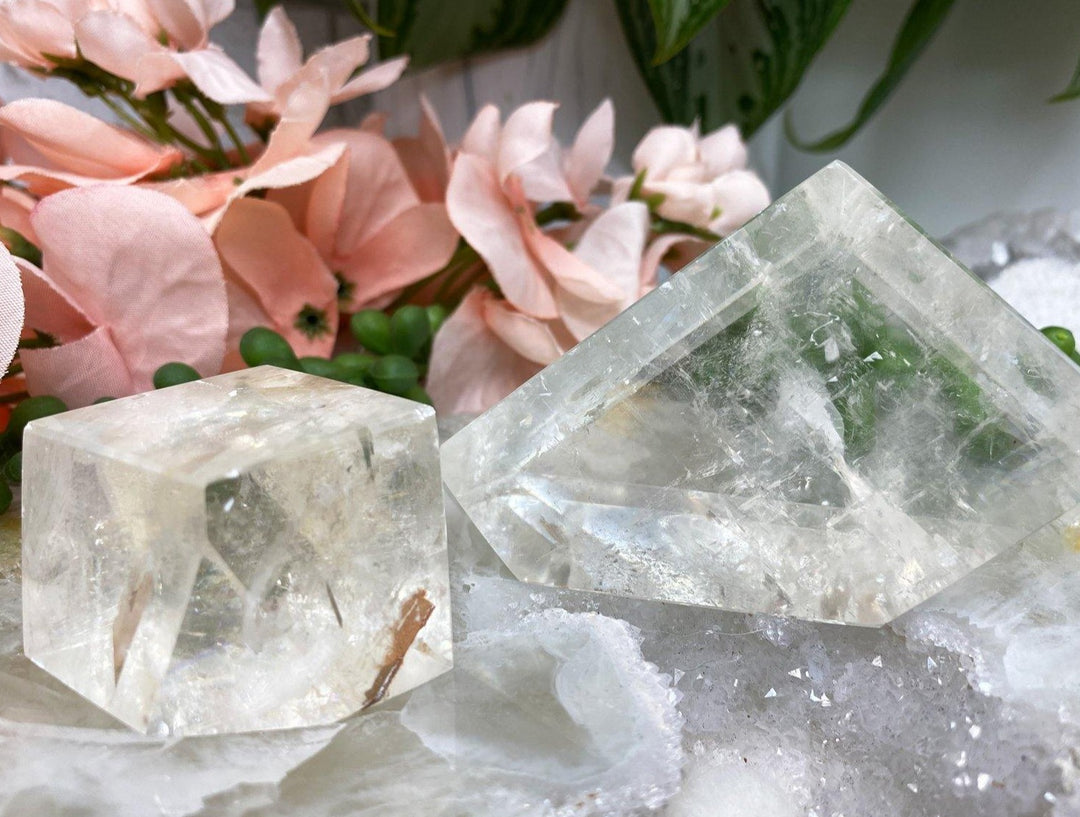 Contempo Crystals - Clear-Optical-Calcite-Crystals-Carved-into-Geometric-Shapes - Image 1