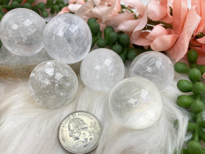 Clear-Optical-Calcite-Spheres