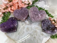 Load image into Gallery: Contempo Crystals - Cluster-Amethyst-Heart-Crystal-Clusters - Image 9