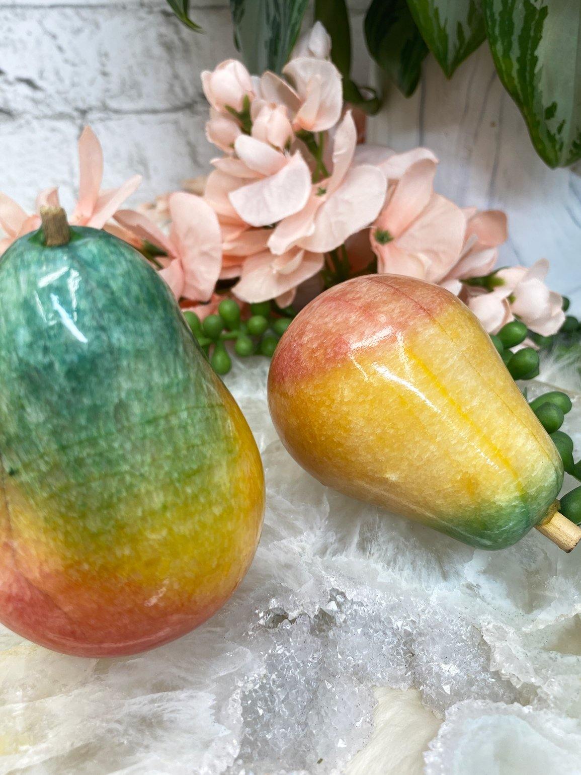 Colorful-Carved-Pear-Crystal-Fruit-Gift