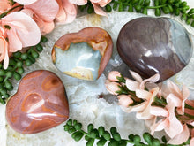 Load image into Gallery: Contempo Crystals - Colorful-Polychrome-Jasper-Heart-Crystals-for-Sale - Image 1