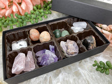 Load image into Gallery: Contempo Crystals - Crystal-Gift-Set-for-Love-Strength-Happiness-for-sale - Image 1