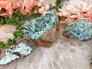 Contempo Crystals - Druzy-Chrysocolla-Malachite-Matrix-Congo - Image 4