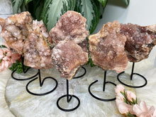 Load image into Gallery: Contempo Crystals - Druzy pink amethyst crystal displays - Image 1