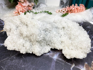 Contempo Crystals - Extra large white calcite statement crystal  - Image 1