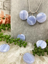 Load image into Gallery: Contempo Crystals - Faceted-Blue-Lace-Agate-Pendants - Image 5