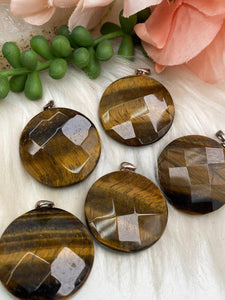 Contempo Crystals - Faceted-Tiger-Eye-Pendant-Crystal - Image 5
