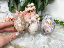 Load image into Gallery: Contempo Crystals - Beautiful little Flower Agate eggs. - Image 4