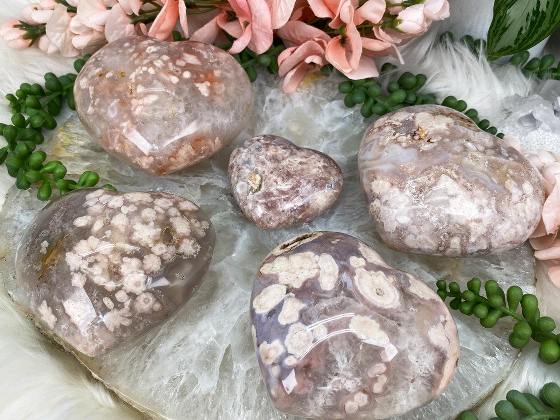 Floral-Agate-Puffy-Hearts
