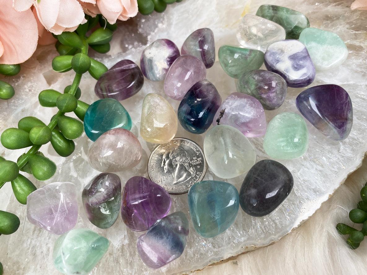 Fluorite Tumbled Stone  Earthbound Trading Co.