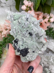 Contempo Crystals - Fuchsite-on-Quartz-Crystal-Cluster-for-sale - Image 8