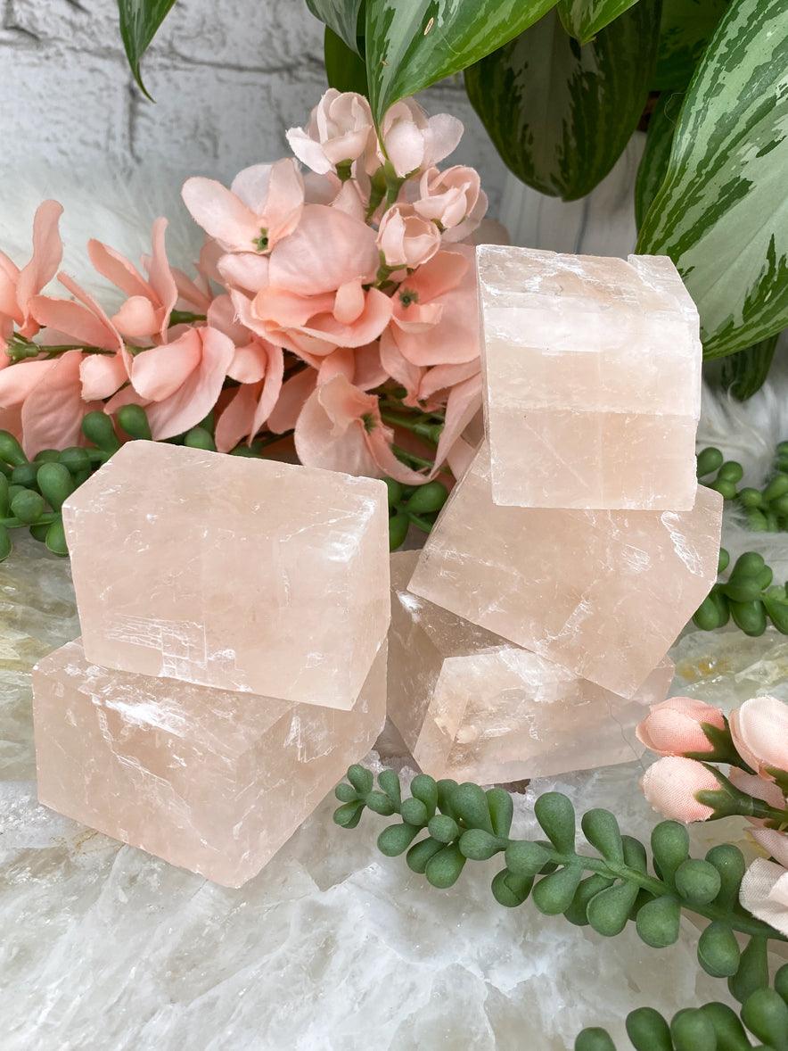 Geometric-Pink-Calcite-Crystals