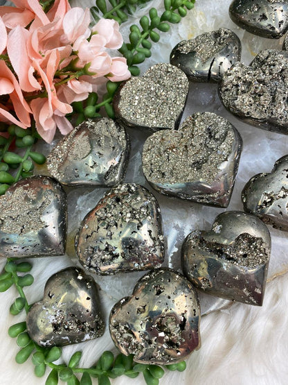 Peruvian Pyrite Hearts