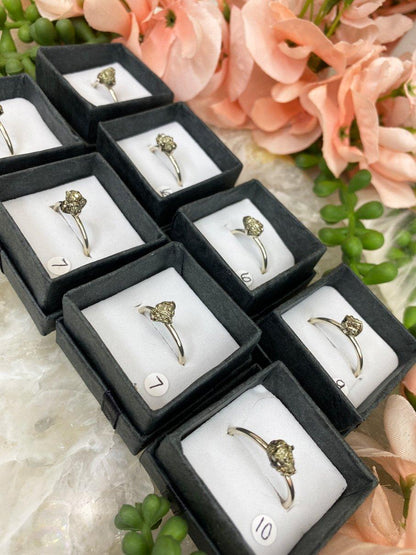 Gold-Pyrite-Sterling-Silver-Rings-for-Sale