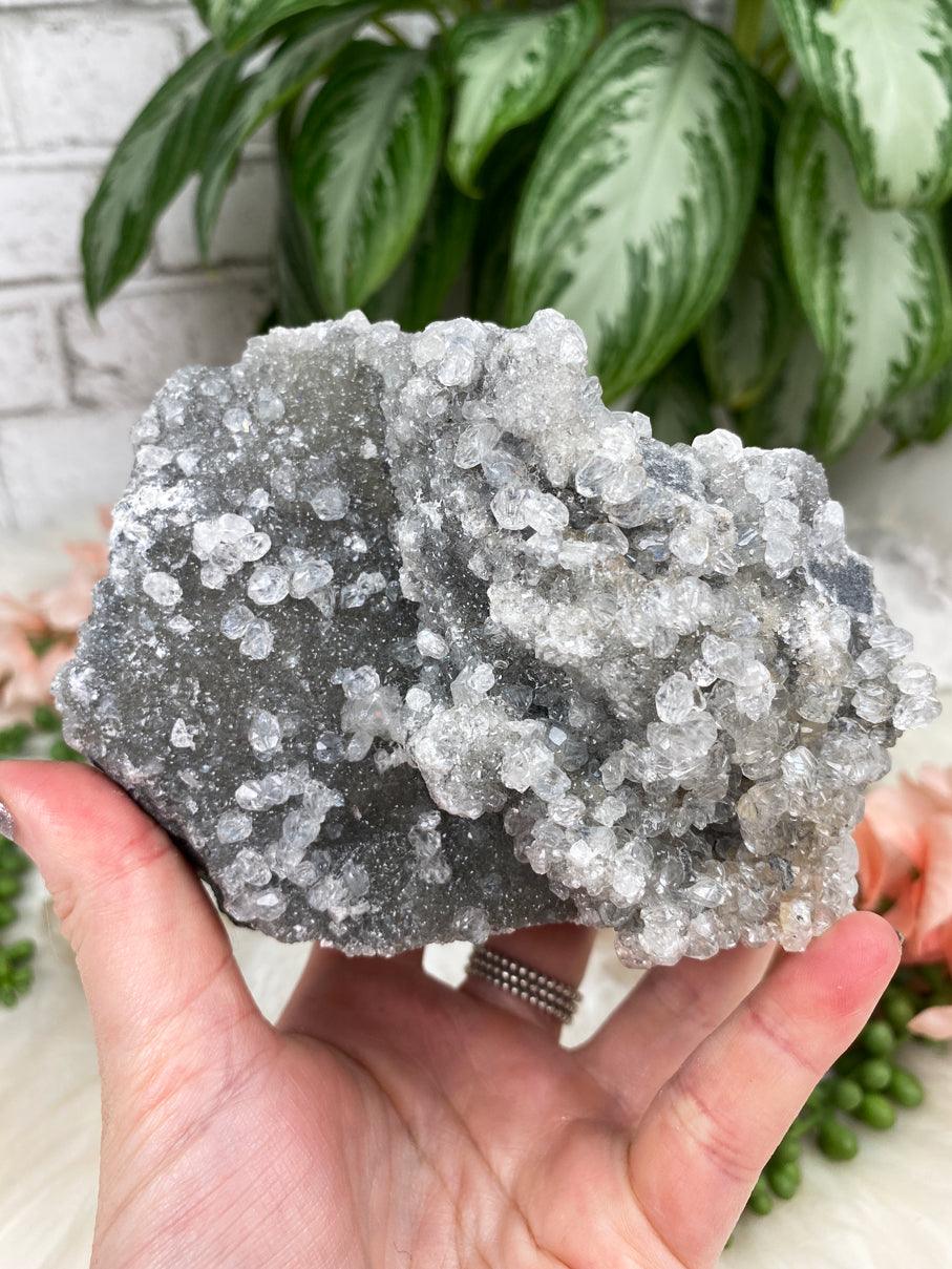 Gray Sparkle Calcite Crystal