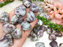 Load image into Gallery: Contempo Crystals - Gray-White-Pink-Tourmaline-Crystal-Hearts-for-Sale - Image 3