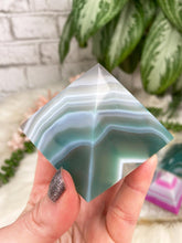 Load image into Gallery: Contempo Crystals - Green-Agate-Pyramid - Image 7