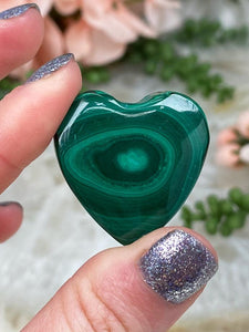 Contempo Crystals - Green-Malachite-Heart-Pendant - Image 6