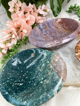 Load image into Gallery: Contempo Crystals - Green-Purple-Ocean-Jasper-Bowls - Image 6