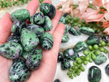 Load image into Gallery: Contempo Crystals - Green-Ruby-with-Zoisite-Tumbles - Image 4