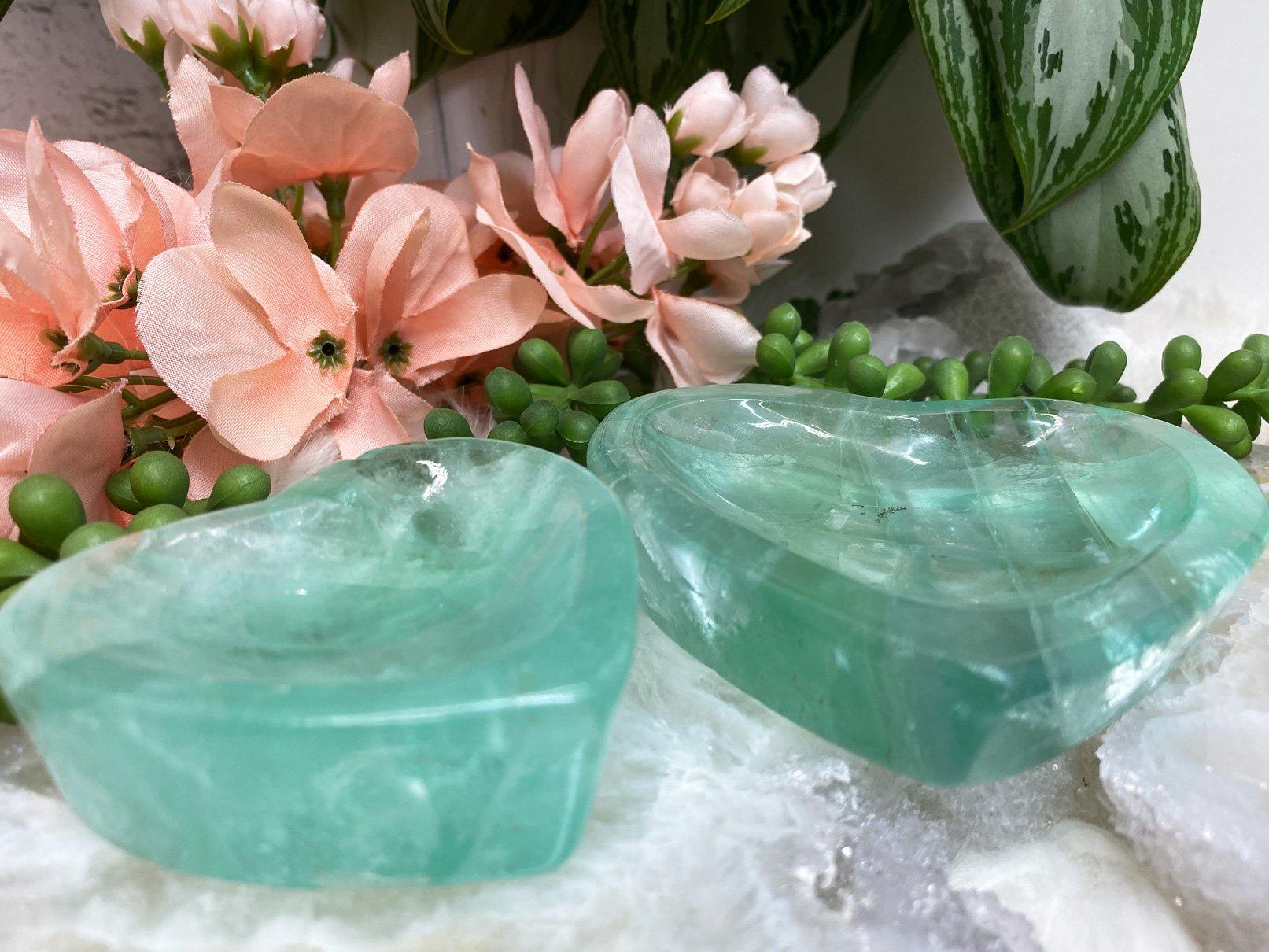 Heart-Green-Fluorite-Crystals-Bowls