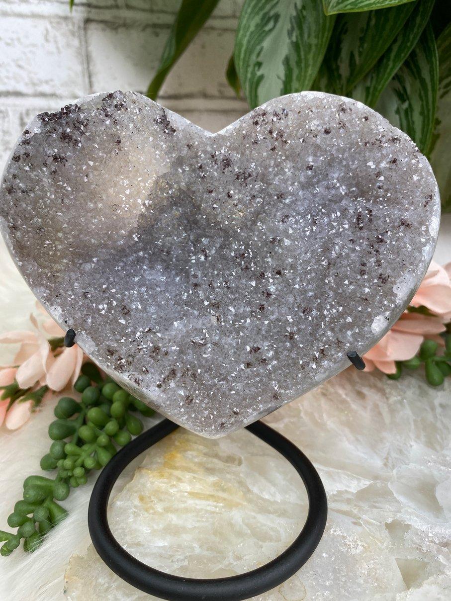 Hematoid-Quartz-Heart-Crystal-Cluster-with-Stand
