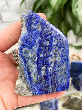 Lapis Lazuli Raw Pyrite Back