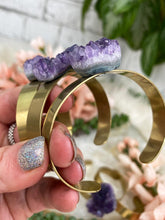 Load image into Gallery: Contempo Crystals - raw-amethyst-cuff-bracelets - Image 2