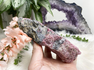 Contempo Crystals - Gorgeous raw Brazil Rhodonite standing chunk - Image 7