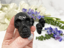 Load image into Gallery: Contempo Crystals - Lava stone skull crystal. - Image 6