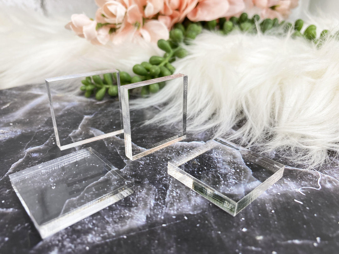 Contempo Crystals - Acrylic Square Stands for sale. - Image 1