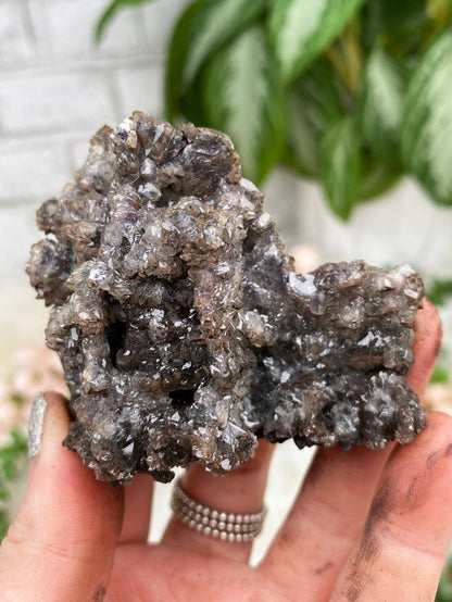 Red & Black Calcite Crystals