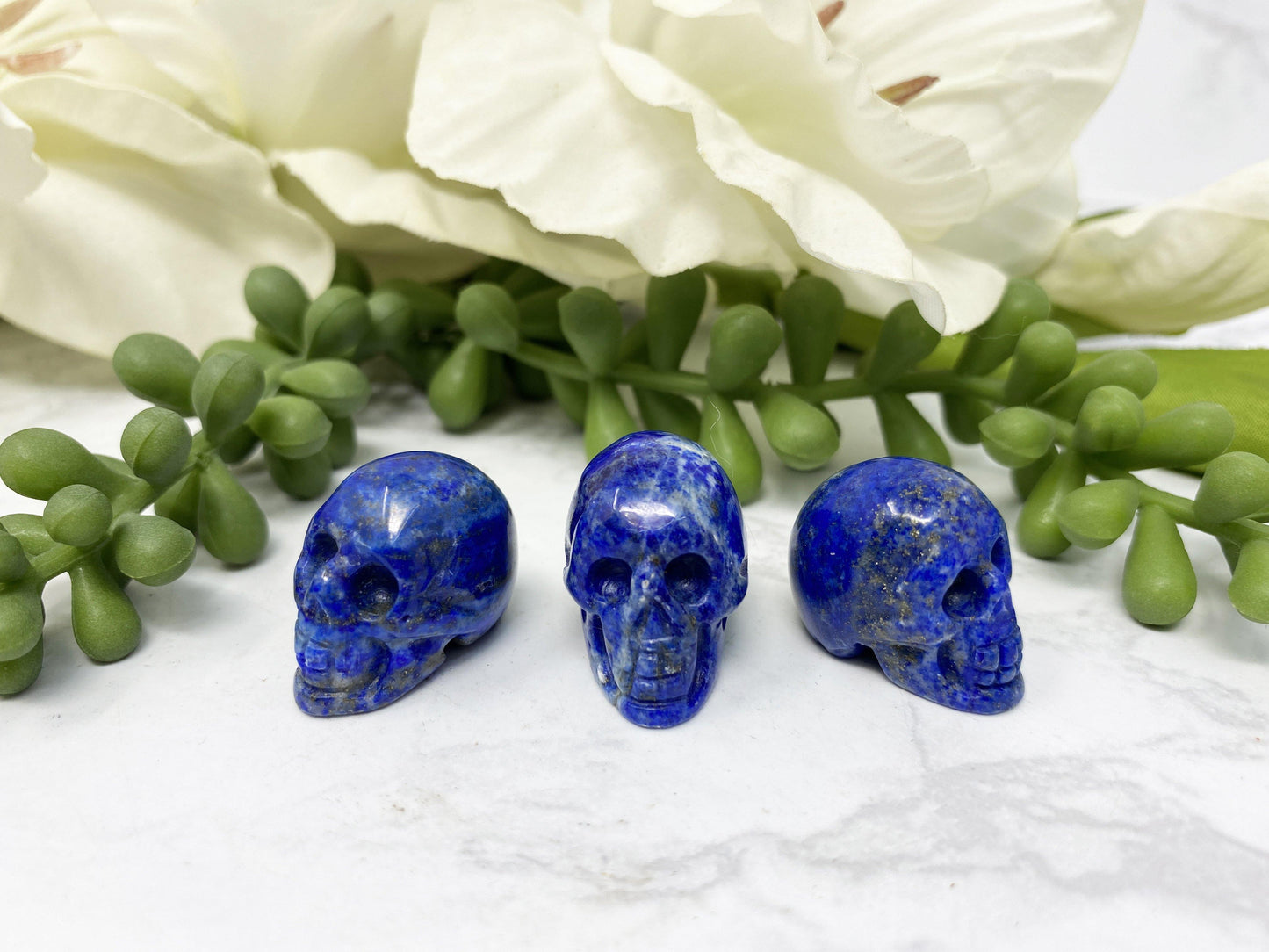 Lapis Lazuli Mini Crystal Skull