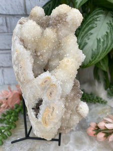 Contempo Crystals - Large-White-indian-Quartz-Stalactite-Cluster-side - Image 6