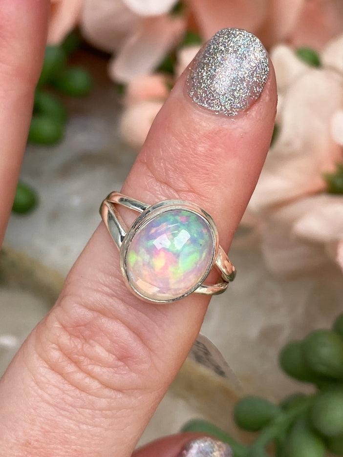 Sterling Silver Opal Rings