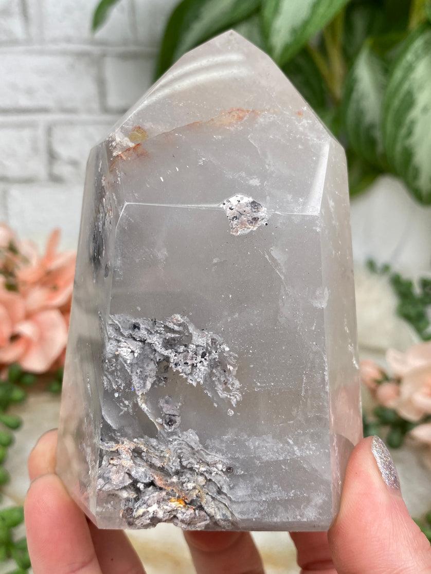 Gray Lithium Quartz Points