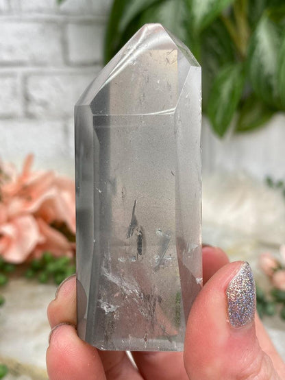 Gray Lithium Quartz Points