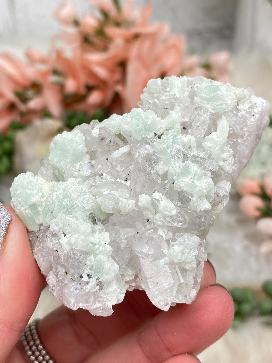 small-prehnite-quartz-babingtonite