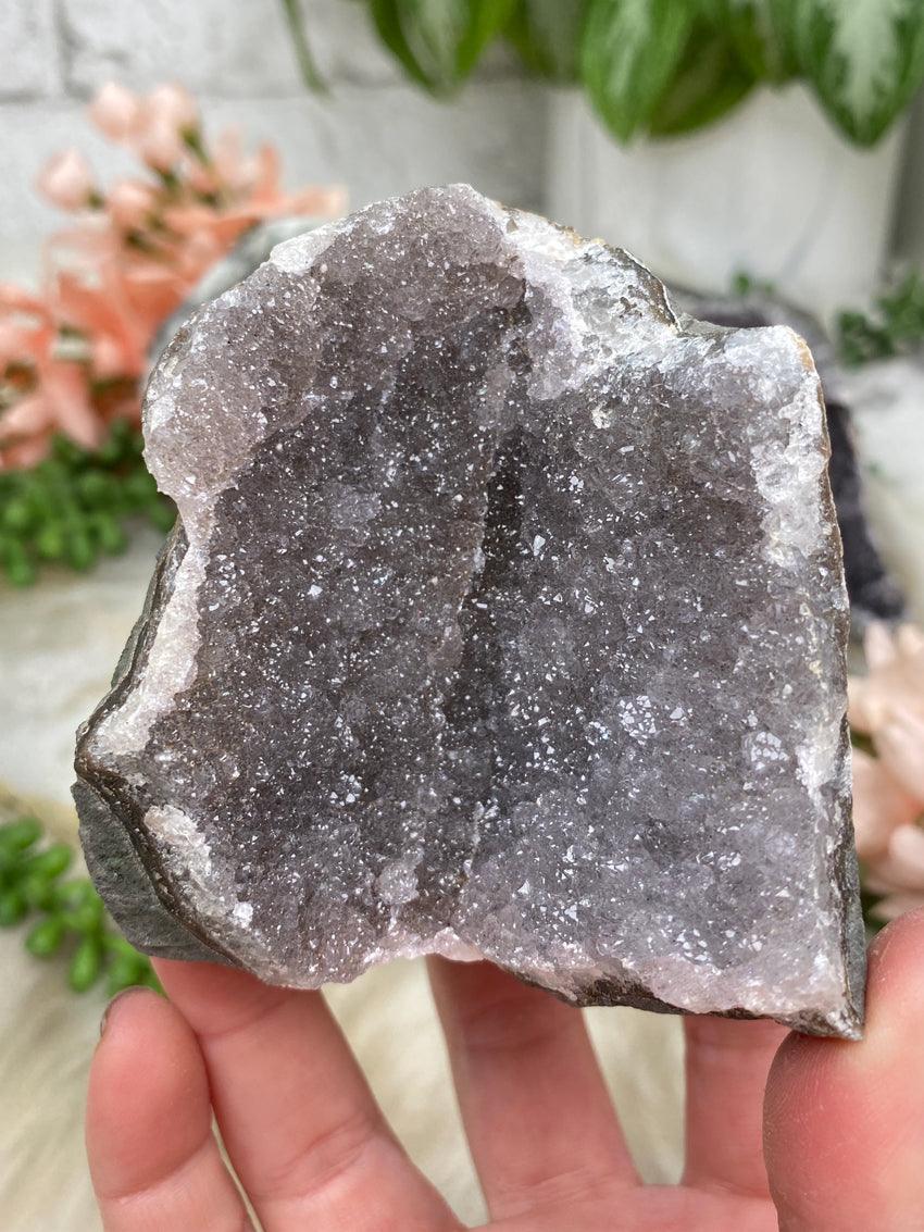 Grayish Amethyst Crystals