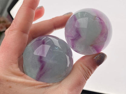 mint-green-purple-fluorite-sphere