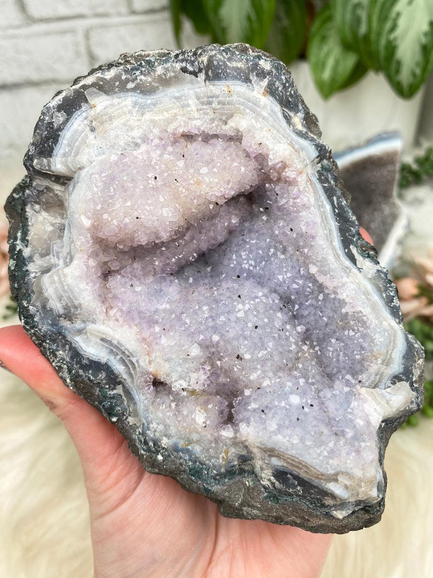Amethyst Geode Ends & Slices - Super Cute Crystal Decor!
