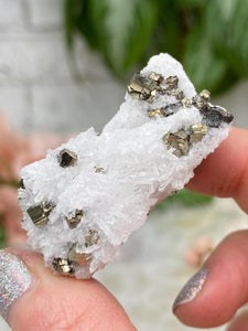 Contempo Crystals - small-peru-clear-quartz-pyrite-cluster - Image 41