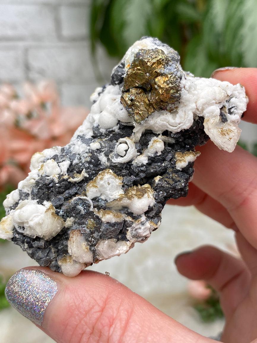 sphalerite-micro-quartz-pyrite
