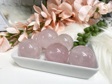 Load image into Gallery: Contempo Crystals - Small Rose Quartz Crystal Spheres - Image 2