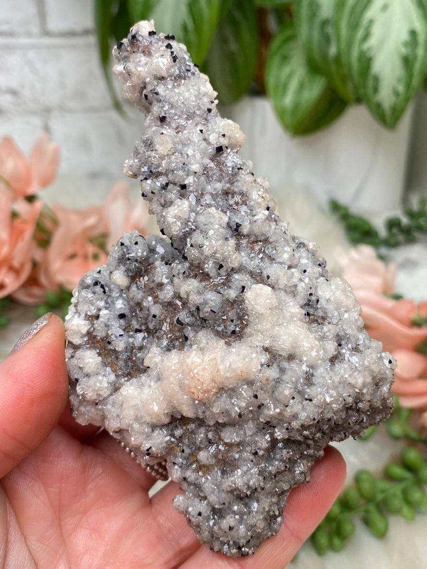 brown-calcite-hemimorphite-crystals