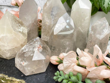 Load image into Gallery: Contempo Crystals - tan-white-amphibole-quartz-points - Image 5
