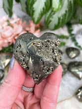 Load image into Gallery: Contempo Crystals - Peruvian-pyrite-hearts-with-sparkles - Image 23