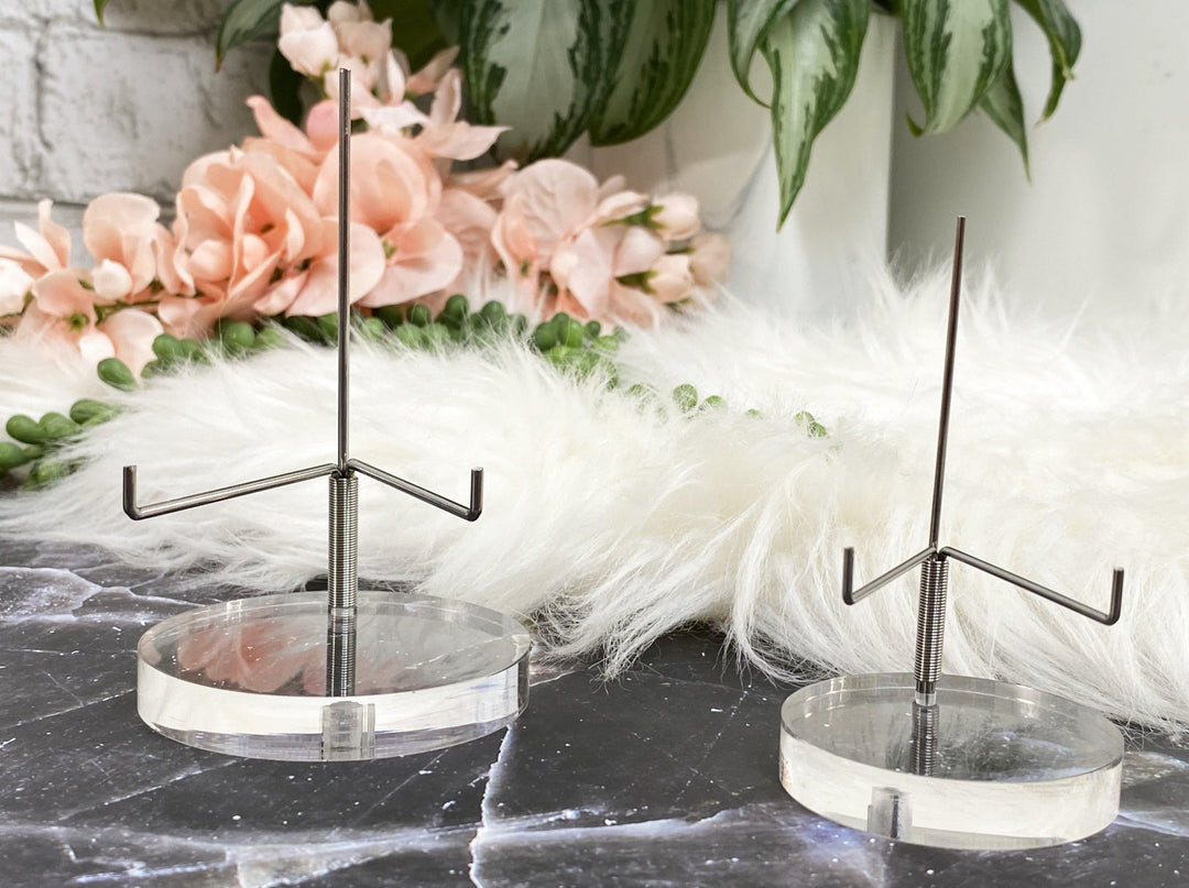 Contempo Crystals - Acrylic Metal Display Stands for sale. - Image 1